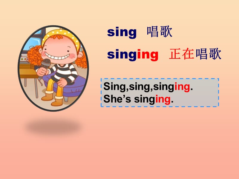 2019年五年级英语上册 Lesson 1 What is she doing课件3 科普版.ppt_第3页