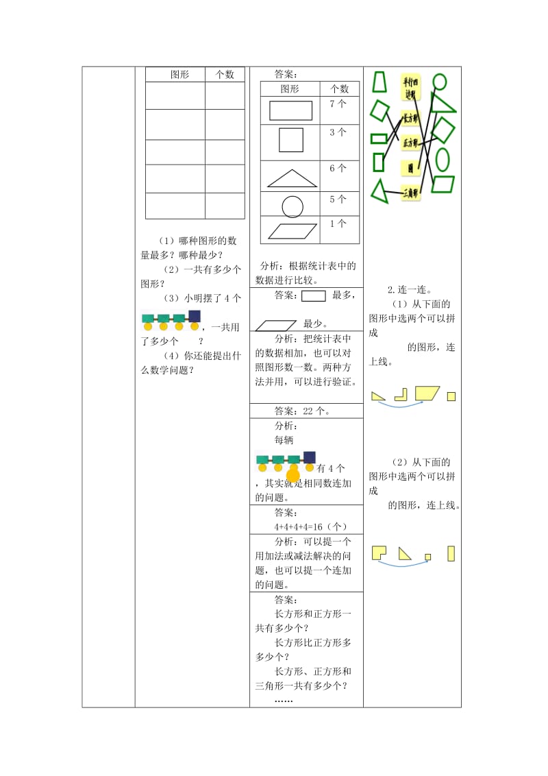 一年级数学下册 第8单元 总复习 第2课时 认识图形（二）教案 新人教版.doc_第2页