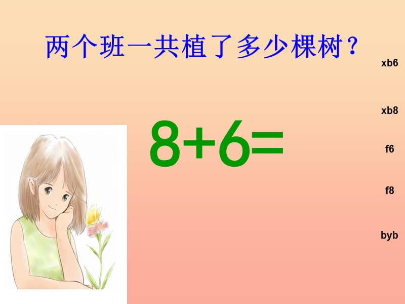 2019-2020一年级数学上册 7.4《有几棵树》课件2 北师大版.ppt_第3页