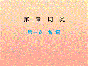 2019小升初英語(yǔ)總復(fù)習(xí) 第二章 詞類 第一節(jié) 名詞課件.ppt