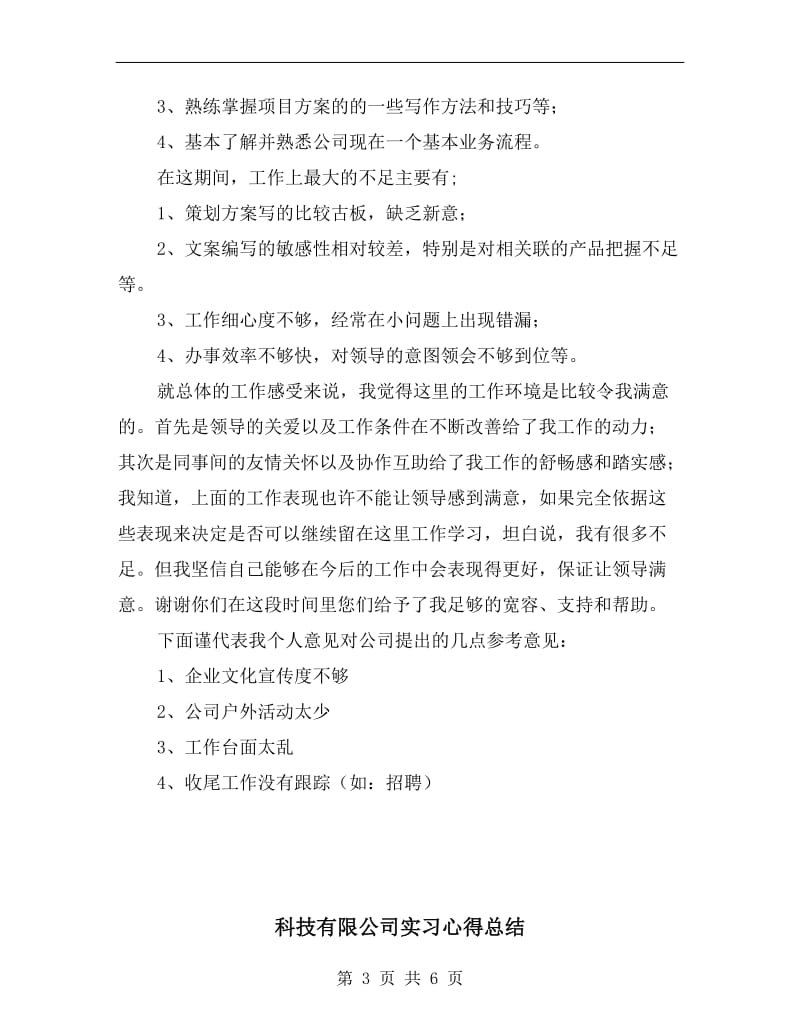 科技有限公司员工试用期转正总结.doc_第3页