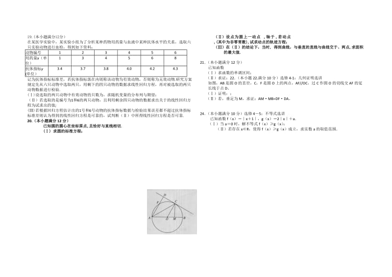 2019-2020年高三5月押题卷（二）理科数学.doc_第2页