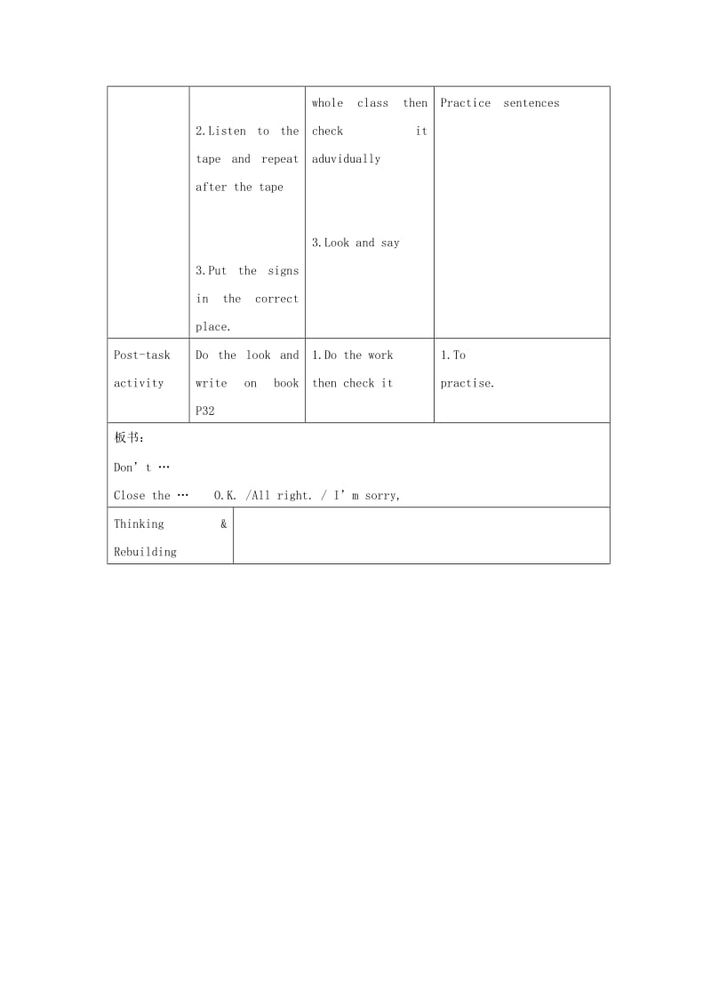 四年级英语上册 Module 3Unit 3 A class picnic（period3）教案 沪教牛津版.doc_第2页