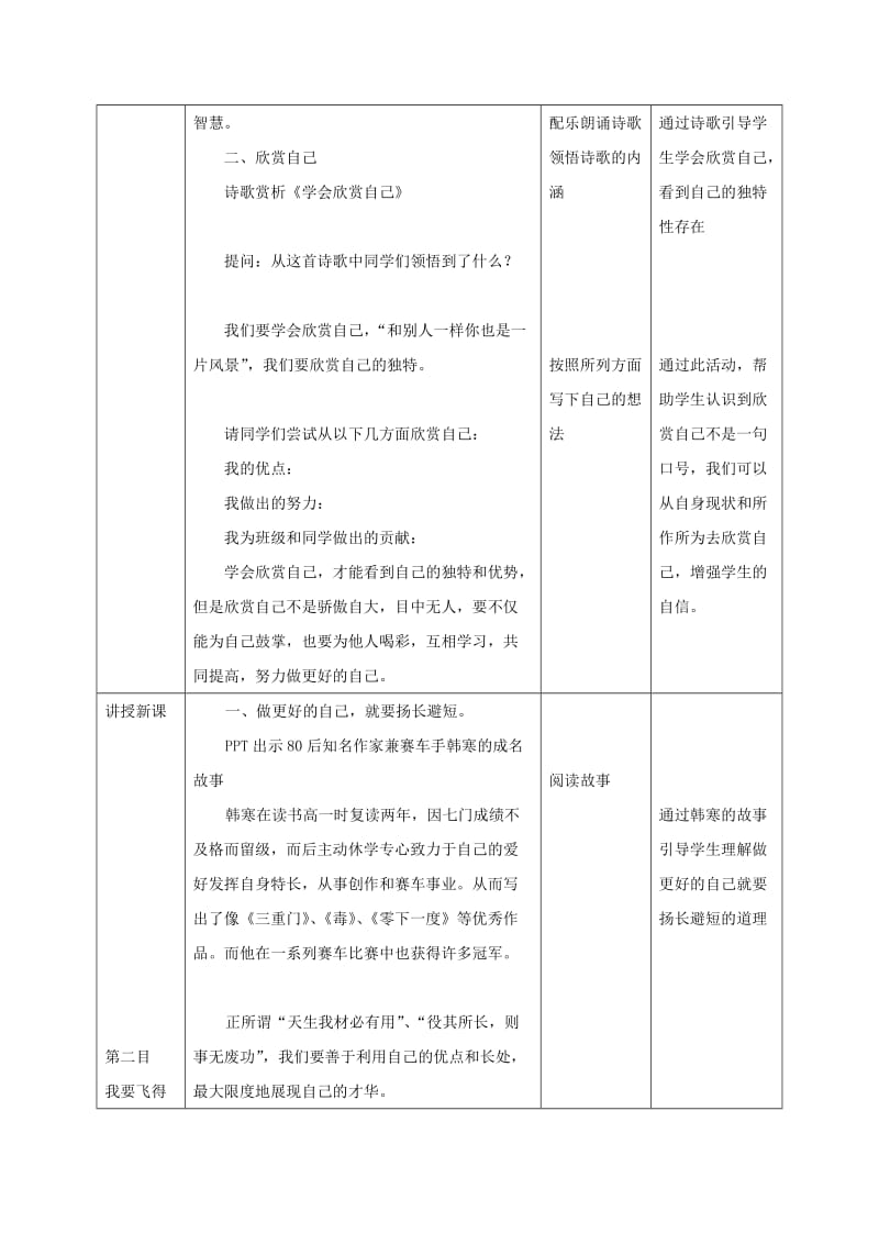 六年级道德与法治全册 第一单元 成长的节拍 第三课 发现自己 第2框 做更好的自己教案 新人教版五四制.doc_第3页