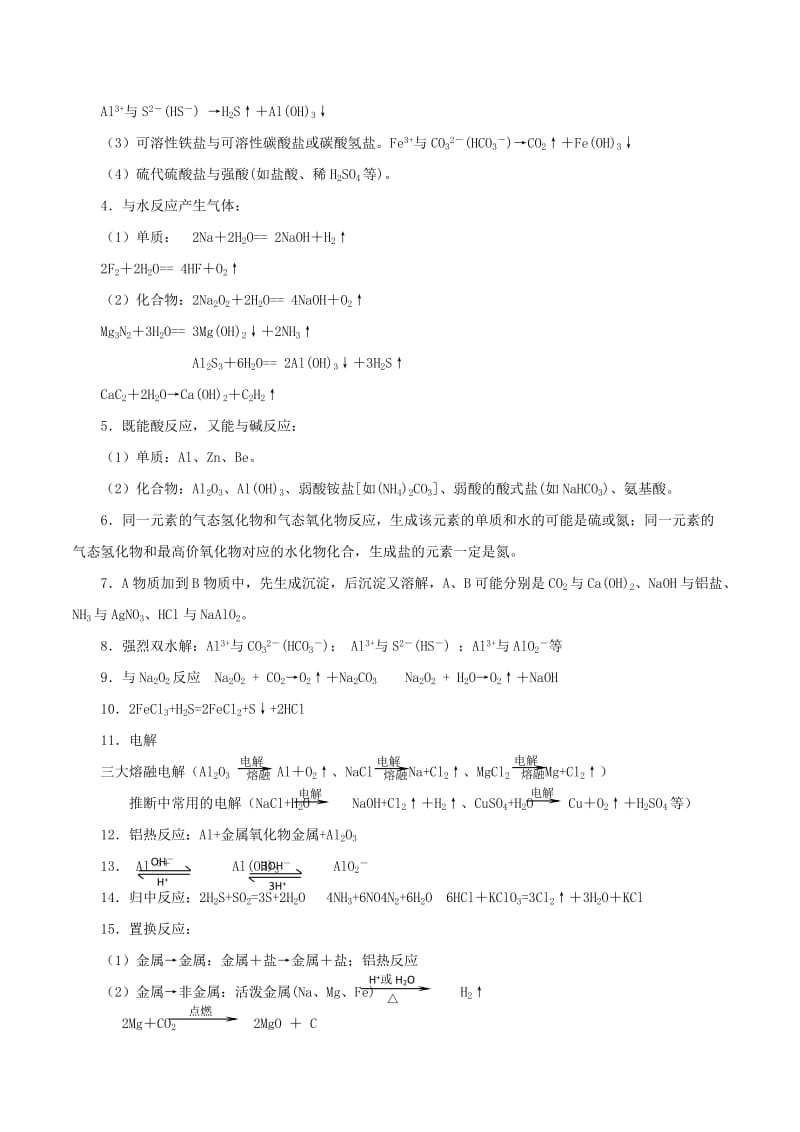 2019-2020年高考化学 专题10 元素及其化合物易错点点睛与高考突破（含解析）.doc_第3页