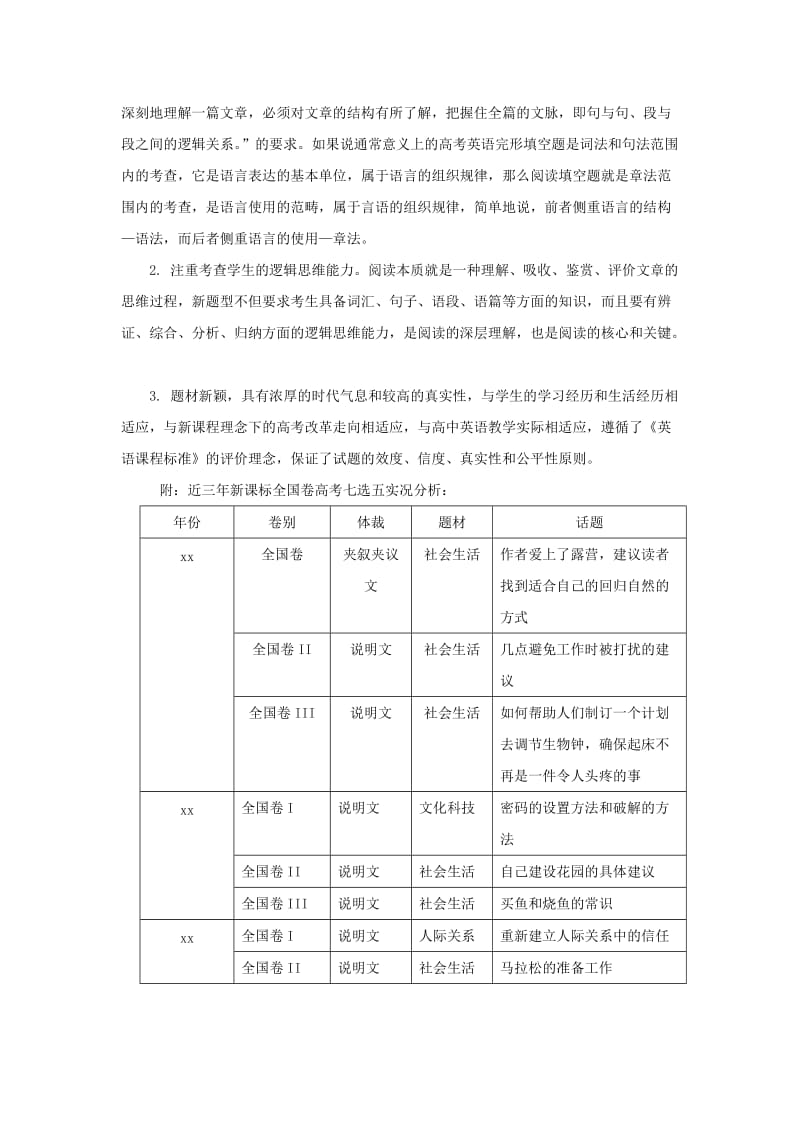 2019-2020年高考英语大题精做05阅读理解七选五含解析新人教版.doc_第2页