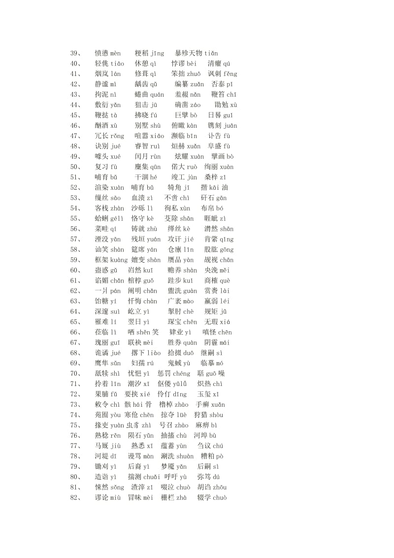 2019-2020年高考语文第一轮复习 字词读音.doc_第2页