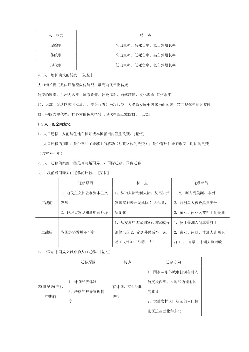 2019-2020年高中地理 复习提纲 新人教版必修2.doc_第2页