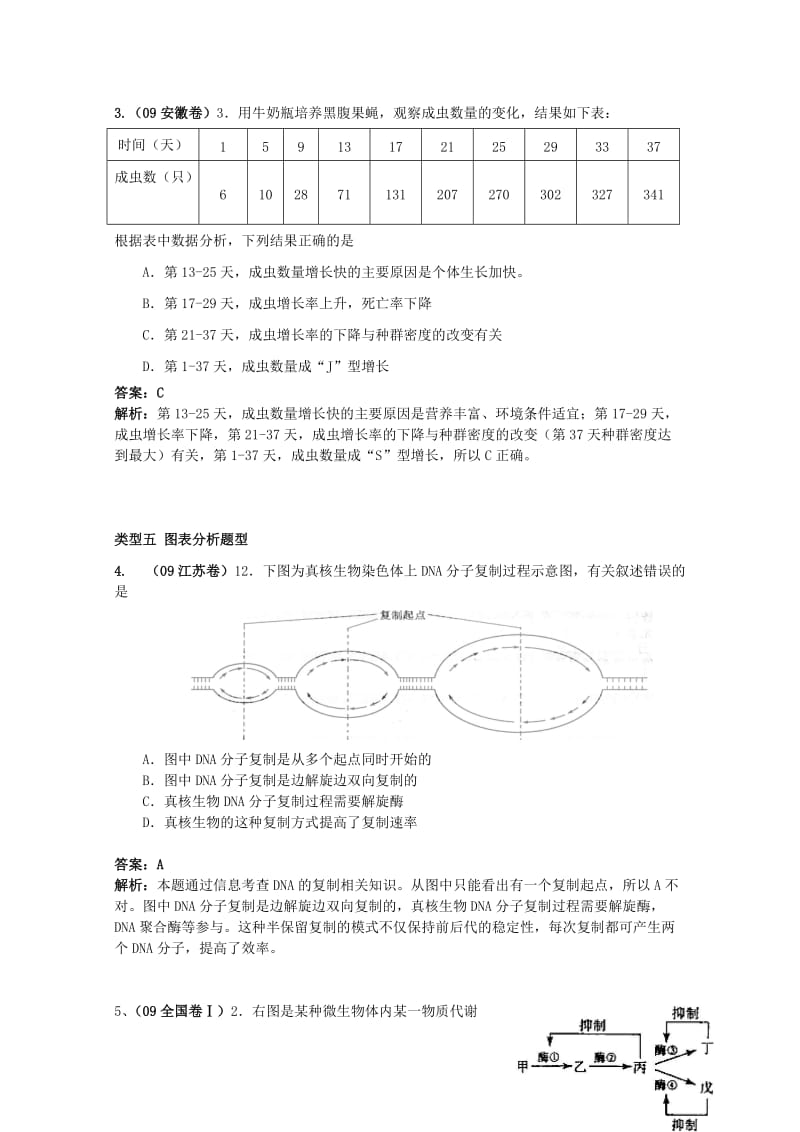 2019-2020年高考生物专题复习16 选择题解法专题学案 新人教版必修1.doc_第3页