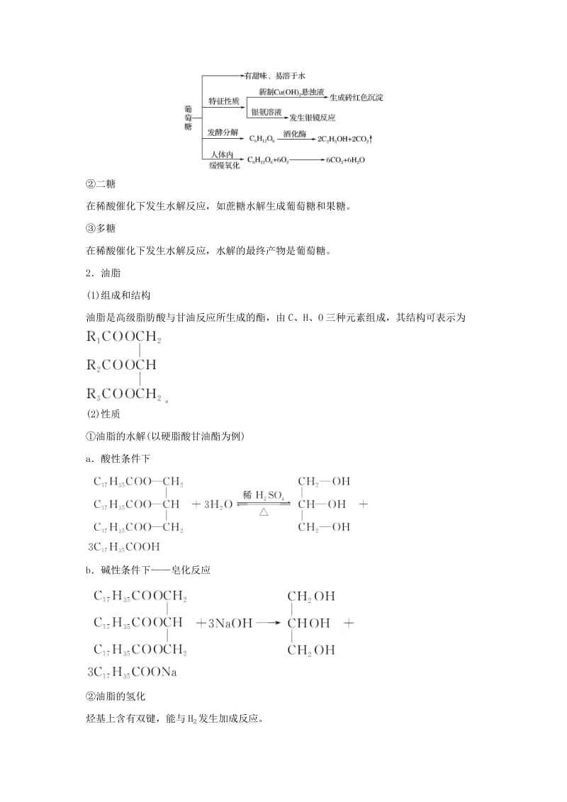 2019年高考化学总复习 第12章 有机化学基础 第4讲 基本营养物质、有机高分子化合物配套练习 新人教版选修5.doc_第2页