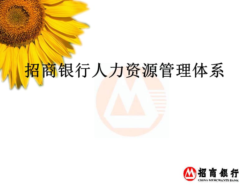 招商银行人力资源管理体系.ppt_第1页