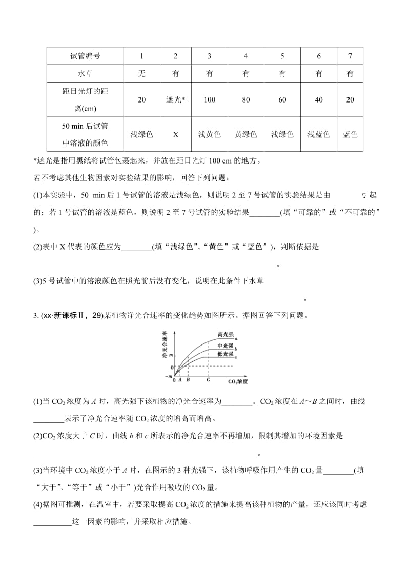 2019-2020年高考生物一轮训练：课时考点10光合作用和呼吸作用综合.doc_第2页