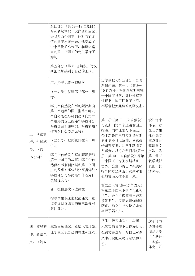 2019年六年级语文上册 4.刺猬汉斯（1）教案 语文S版.doc_第3页