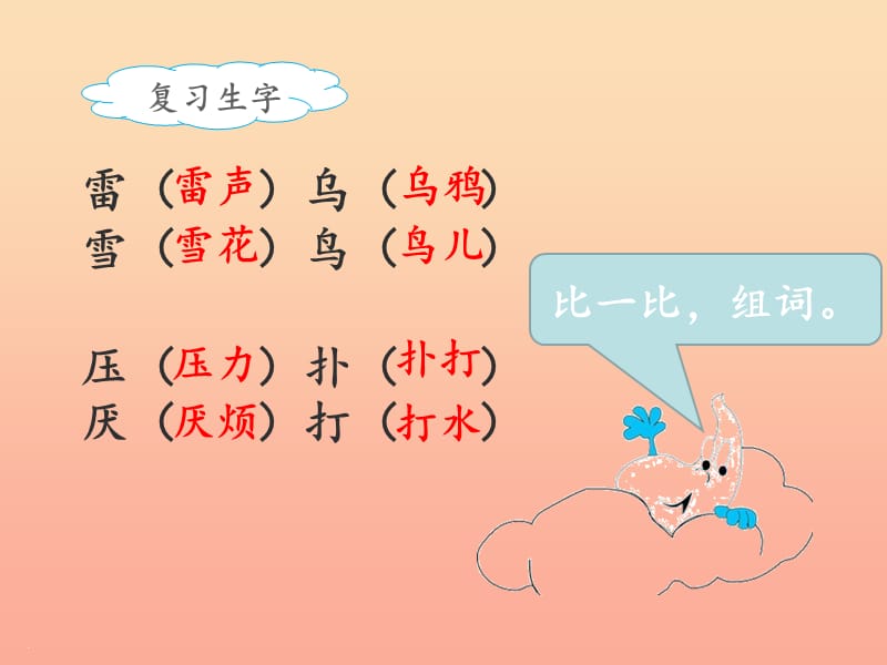 2019二年级语文下册课文516雷雨第2课时课件新人教版.ppt_第2页