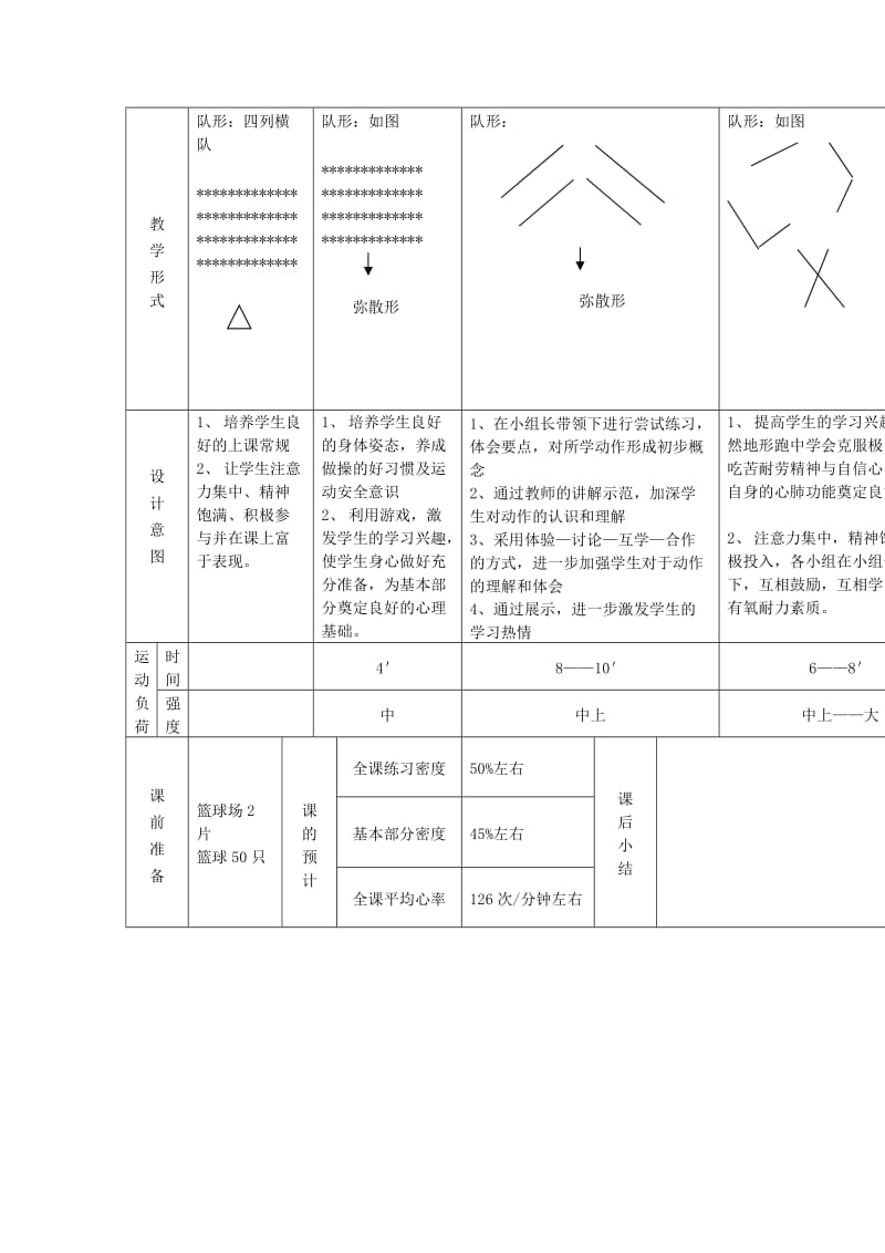 六年级体育下册 篮球 3 行进间单手高手投篮教案.doc_第2页