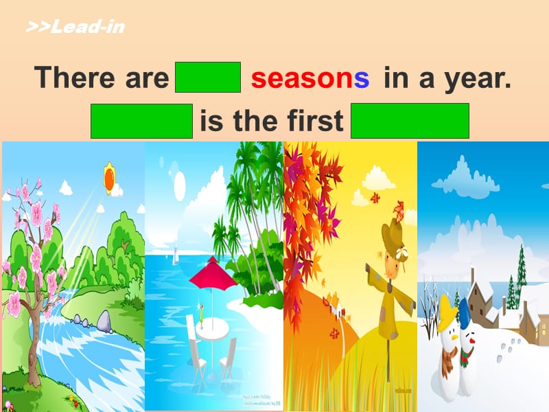 2019六年级英语上册 Unit 6 There are four seasons in a year（Lesson 31）教学课件 人教精通版.ppt_第3页