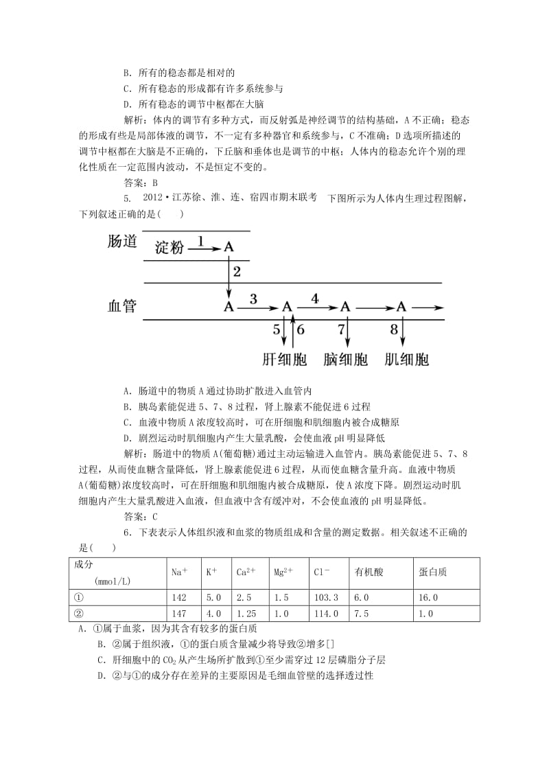 2019-2020年高二生物《稳态与环境》试题集（23）新人教版必修3.doc_第2页