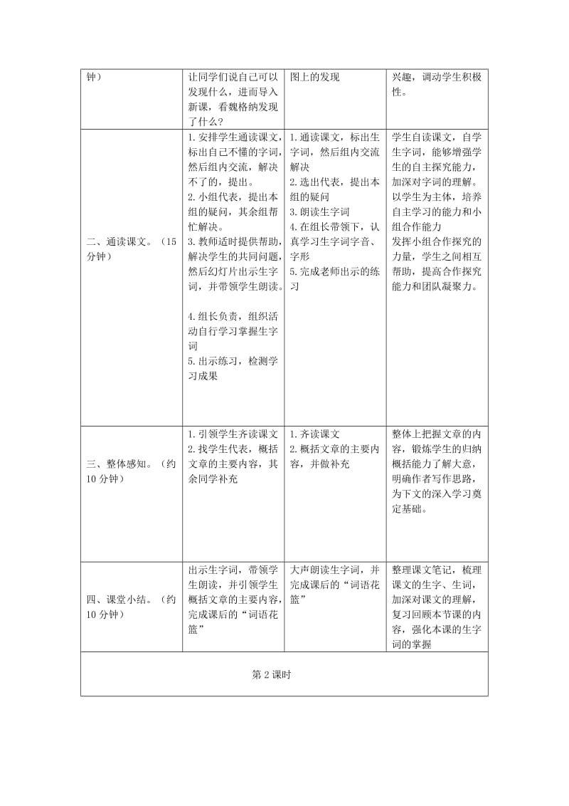 2019年四年级语文上册 22.地图上的发现（1）教案 语文S版.doc_第2页