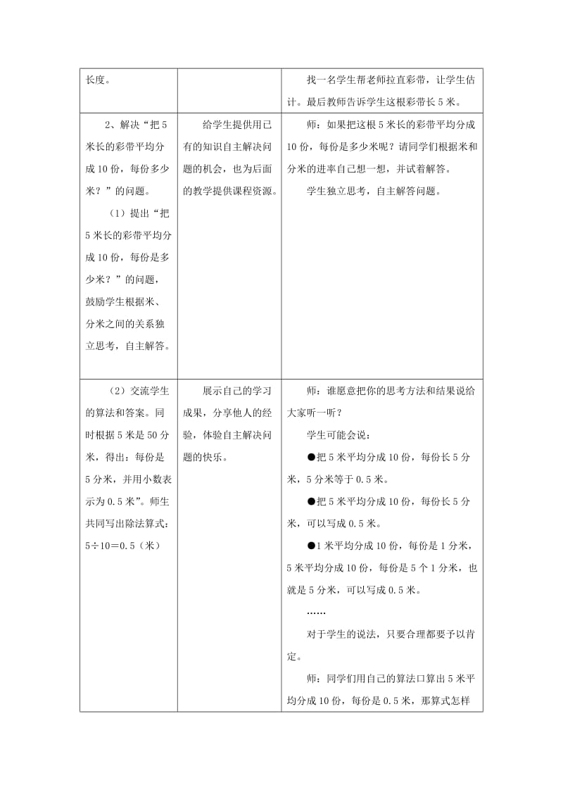 五年级数学上册 二《小数乘法》2.1.2 小数点位置向左移动的规律和应用教学设计 冀教版.doc_第2页