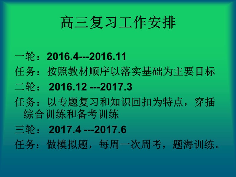 高三一轮复习动员主题班会.ppt_第2页