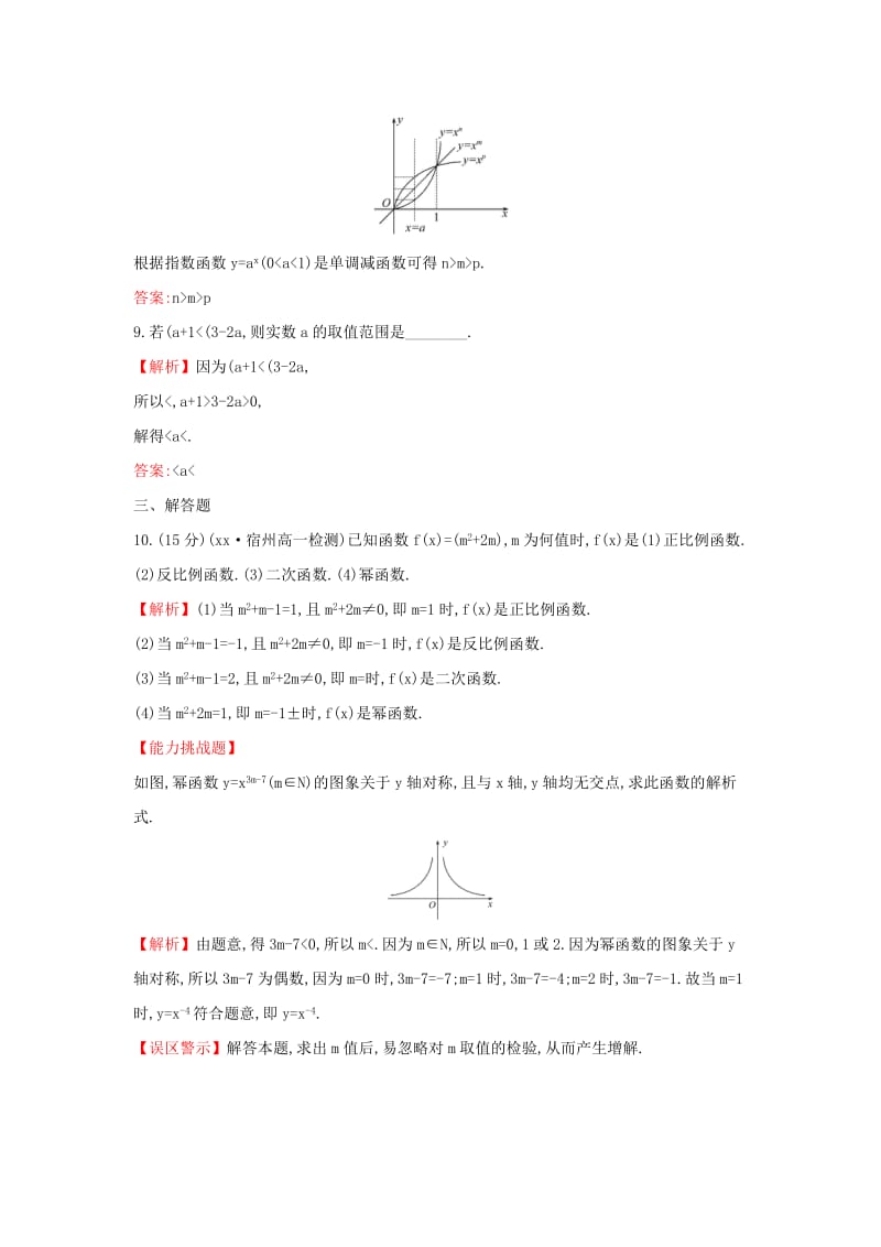 2019-2020年高中数学第二章基本初等函数Ⅰ2.3幂函数课后提升训练新人教A版.doc_第3页