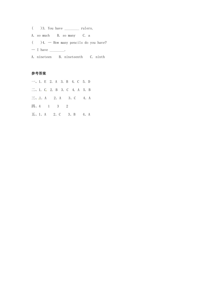 三年级英语上册Unit6Lesson191一课一练北京版.doc_第3页