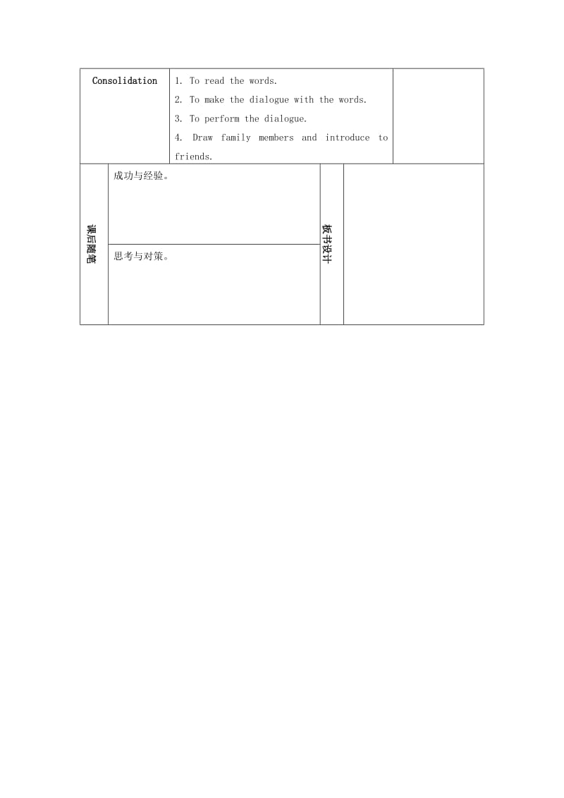 一年级英语上册 Unit 7 My family（ Period 4）教案 沪教牛津版.doc_第2页