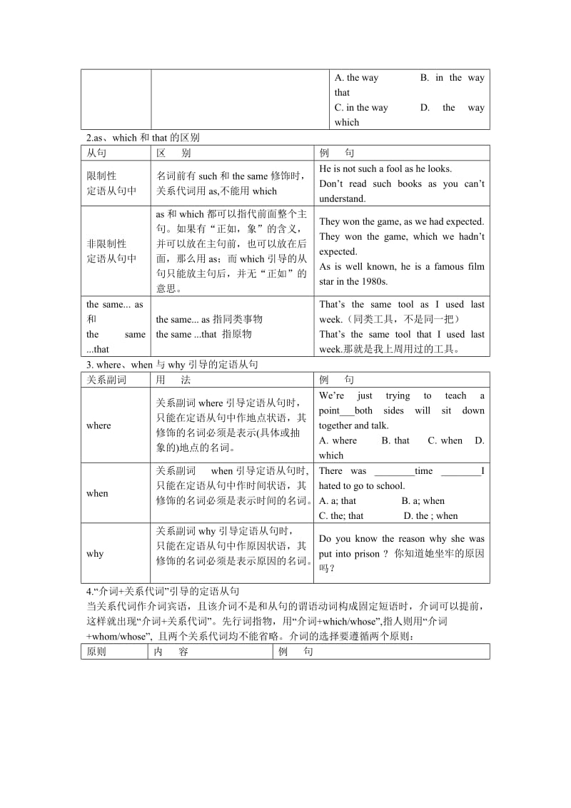 2019-2020年高考英语语法专题讲练测-定语从句.doc_第3页