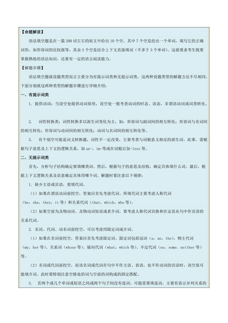 2019-2020年高考英语一轮复习每日一题第22周语法填空1含解析.doc_第3页