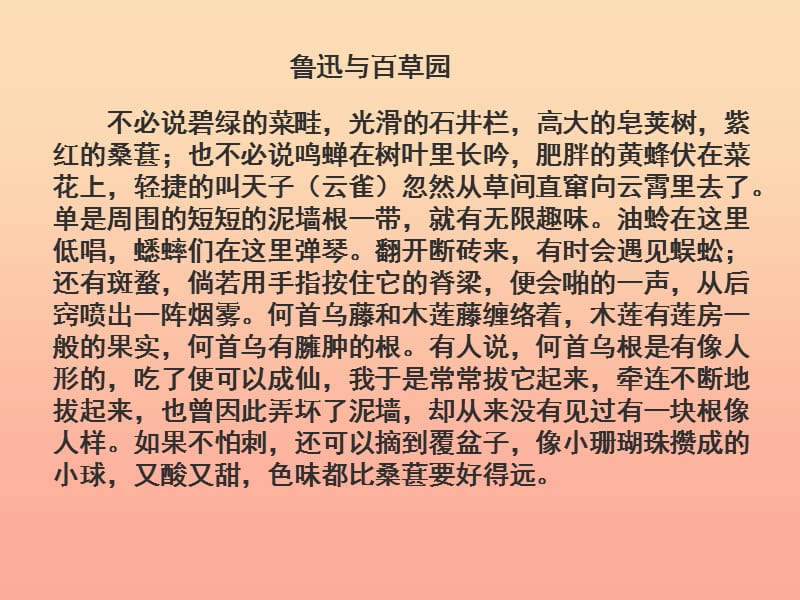 2019春五年级语文下册 第一单元《阅读链接 童年圣地》教学课件 冀教版.ppt_第2页