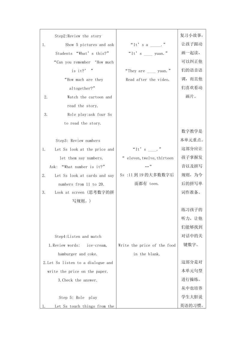 四年级英语上册 Unit 2 How much教案1 北师大版.doc_第3页