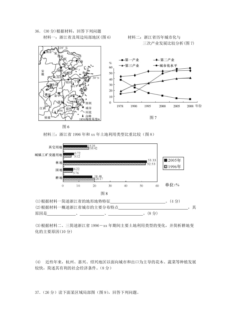 2019-2020年高三暑假补课第2次练习地理试题.doc_第3页