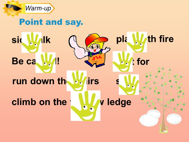 2019四年级英语上册 Unit 5 Safety（Lesson 3）课件 人教新起点.ppt_第2页