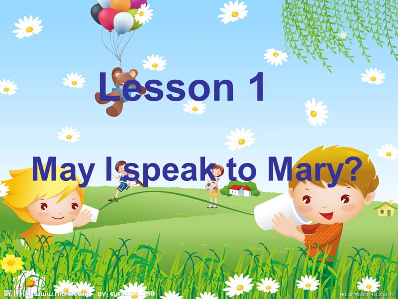 2019春五年级英语下册 Lesson 1《May I speak to Mary》课件3 科普版.ppt_第1页