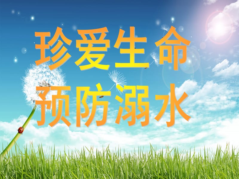 珍爱生命,预防溺水_主题班会PPT课件.ppt_第1页