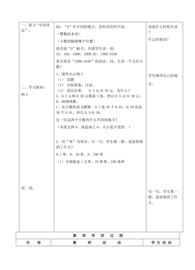 五年级数学上册 三 认识小数 小数的性质教案 苏教版.doc_第3页