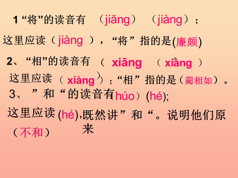 2019年秋五年级语文上册《将相和》课件3 冀教版.ppt_第2页