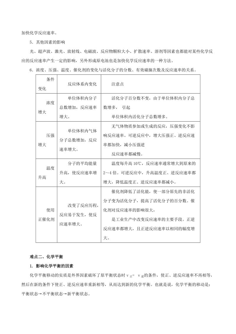 2019-2020年高考化学 专题09 反应速率和化学平衡易错点点睛与高考突破（含解析）.doc_第3页