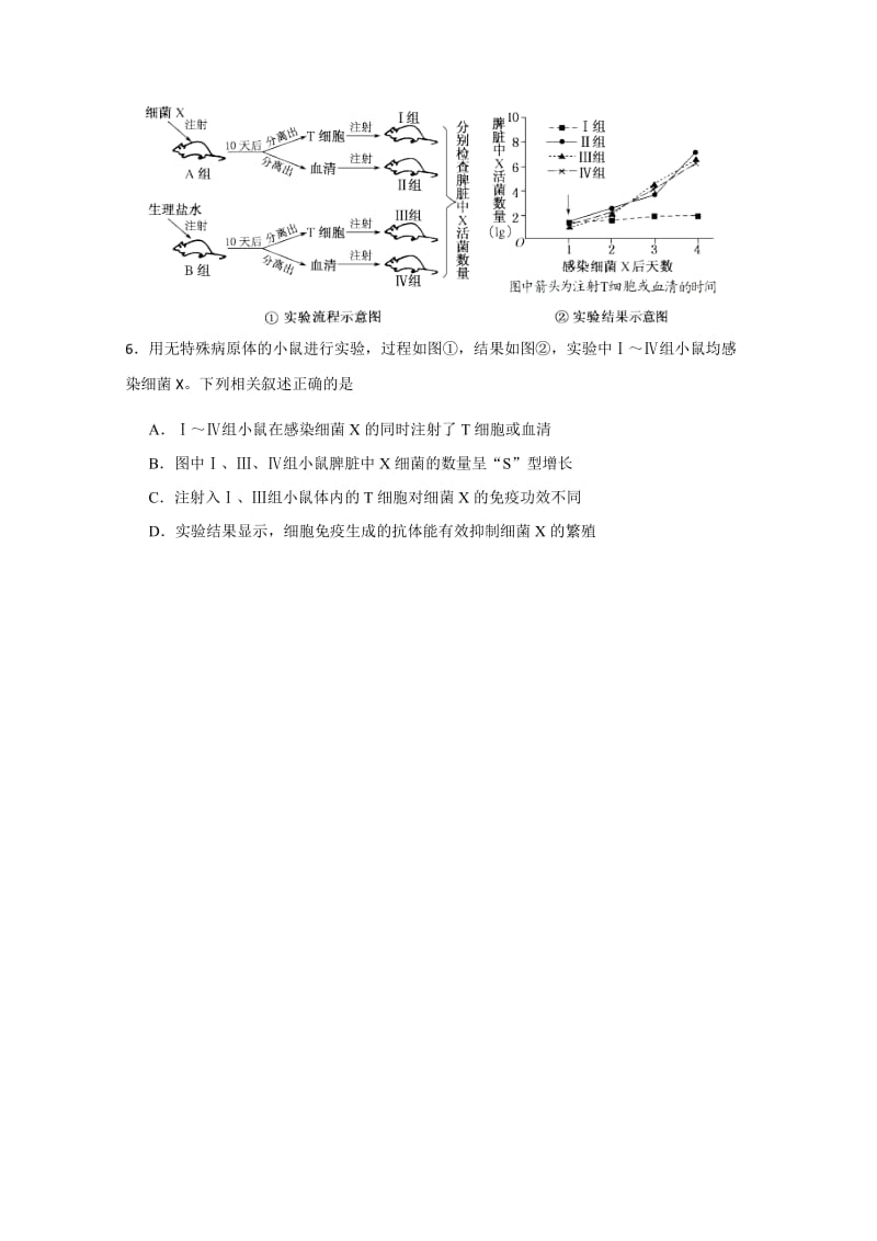 2019-2020年高三一模生物试题WORD版含答案.doc_第3页