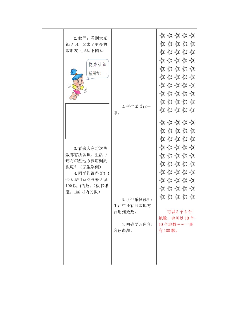 一年级数学下册 第4单元 100以内数的认识 第1课时 数数教案 新人教版.doc_第3页