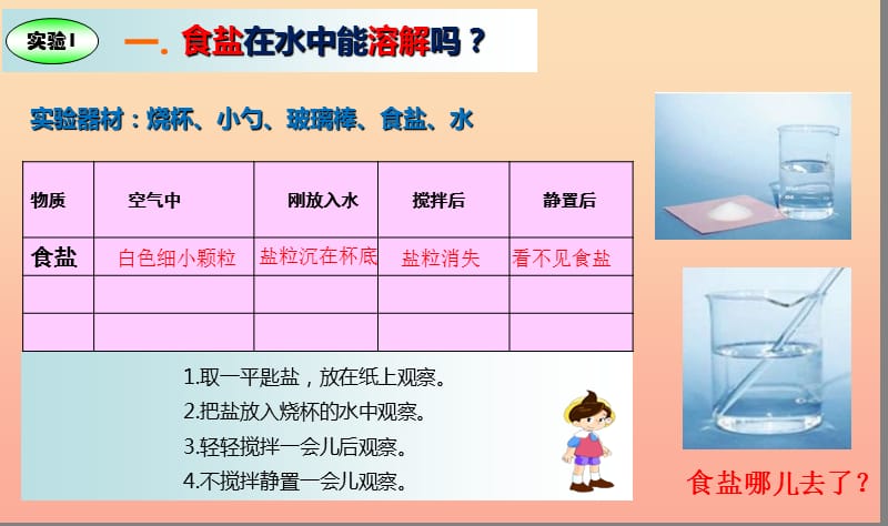 2019年四年级科学上册 2.1 水能溶解一些物质课件4 教科版.ppt_第3页