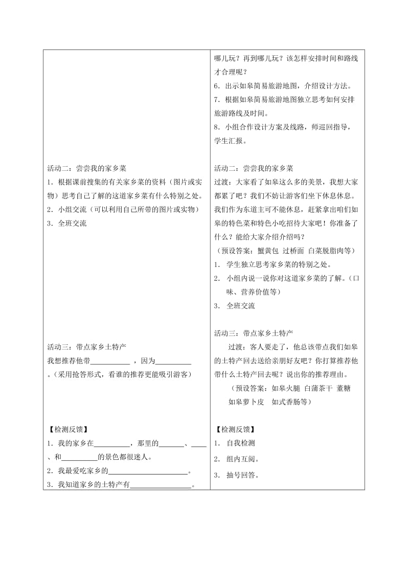 三年级道德与法治下册 第二单元 我在这里长大 7 请到我的家乡来教案2 新人教版.doc_第2页