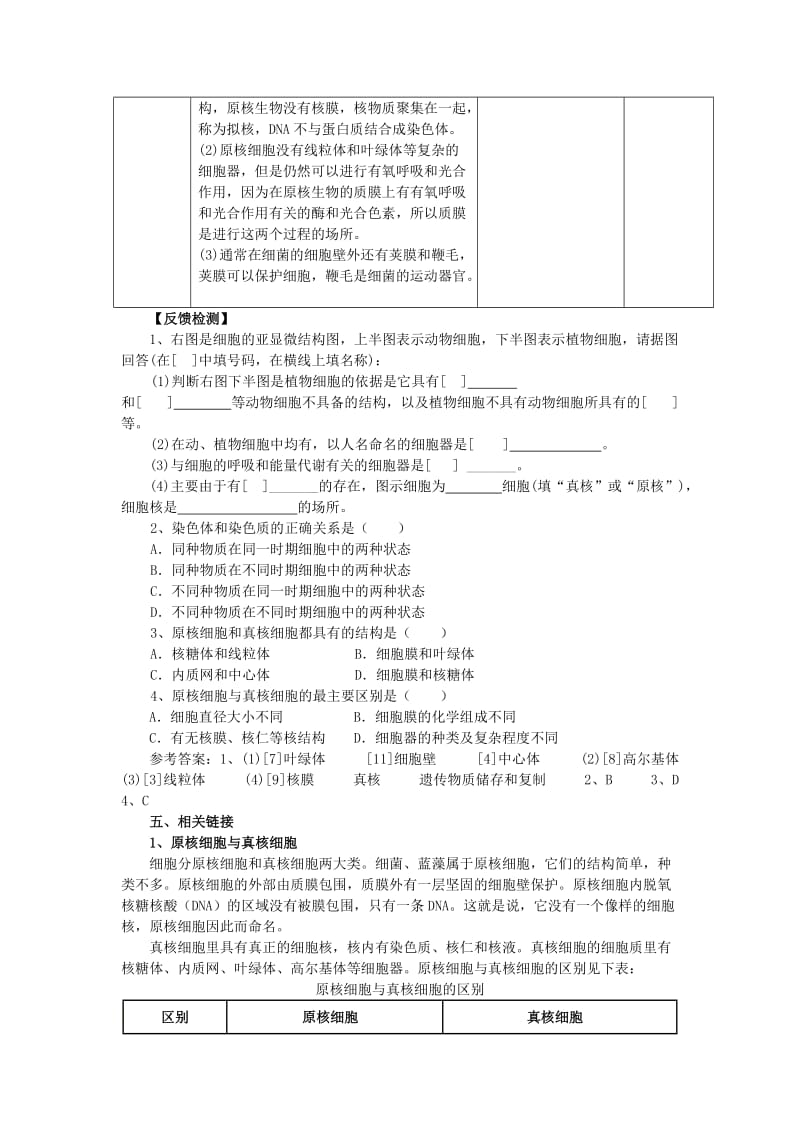 2019-2020年高中生物 原核细胞教案 浙科版必修1.doc_第3页