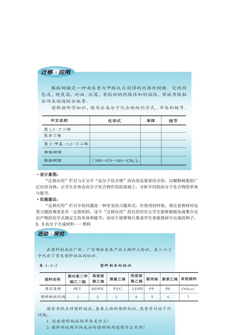 2019-2020年高中化学 合成高分子化合物 教案1.doc_第2页