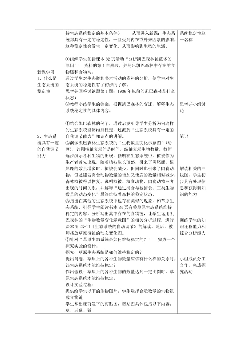 2019-2020年高中生物《生态系统的稳定性》教案12人教版必修3.doc_第3页