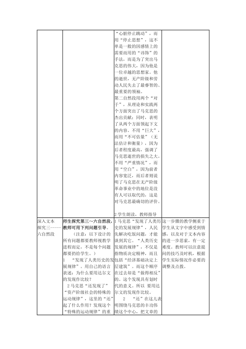 2019-2020年高中语文《在马克思墓前的讲话》教案6 苏教版必修4.doc_第3页