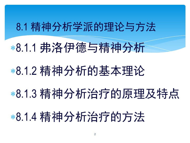 心理治疗理论与方法PPT课件_第2页