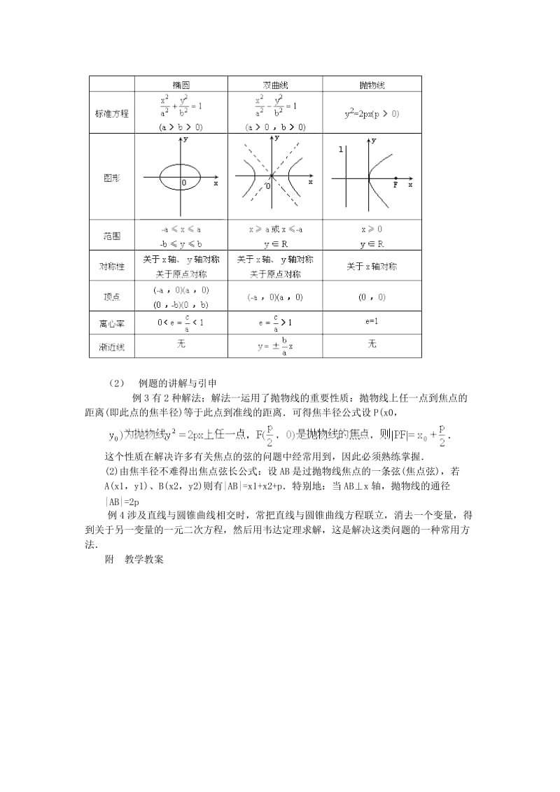 2019-2020年高中数学 第二章《抛物线》教案 新人教A版选修2-1.doc_第3页