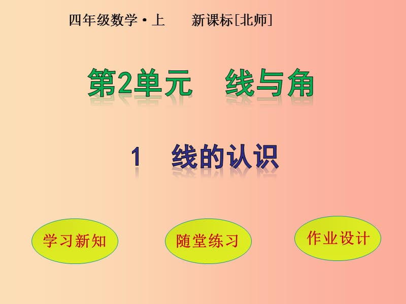 四年级数学上册 第2单元 线与角 第1节 线的认识课件 北师大版.ppt_第1页