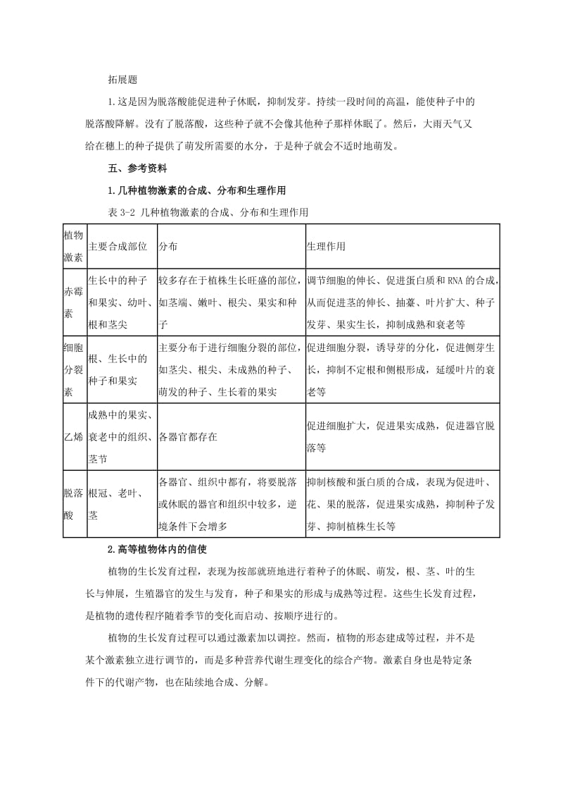 2019-2020年高中生物《其他植物激素》教案5 新人教版必修3.doc_第3页